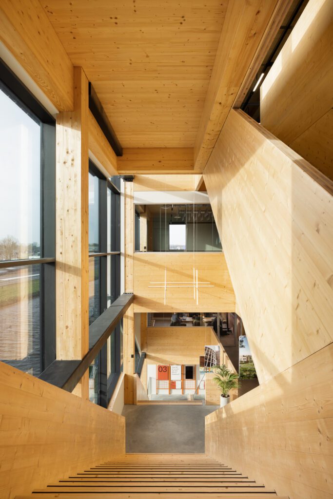 Houten trap in Houtlab