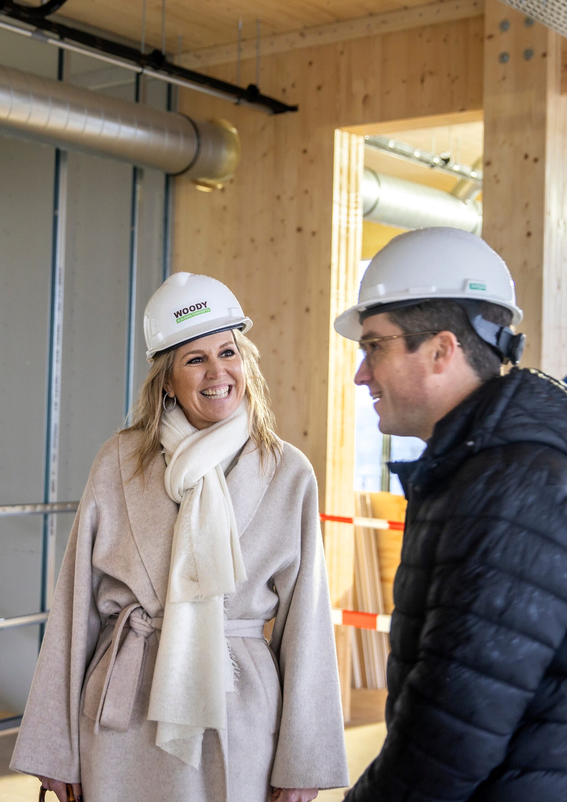 Koningin Maxima op bezoek in HoutWerk